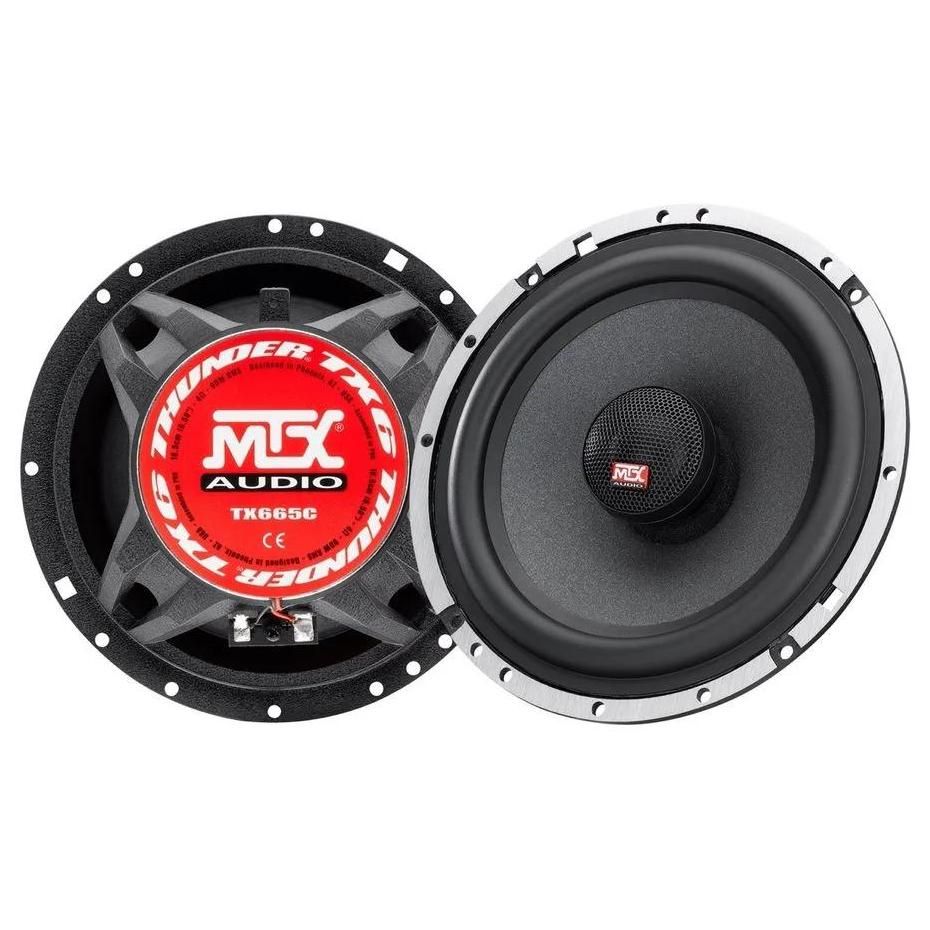 MTX TX665C Car Speakers - 90W 2-Way Coaxial - 6.5 Inch
