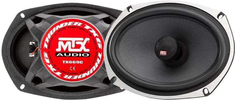 MTX Audio TX669C Car Speakers - 120 Watt, 2-Way Coaxial, 6" x 9