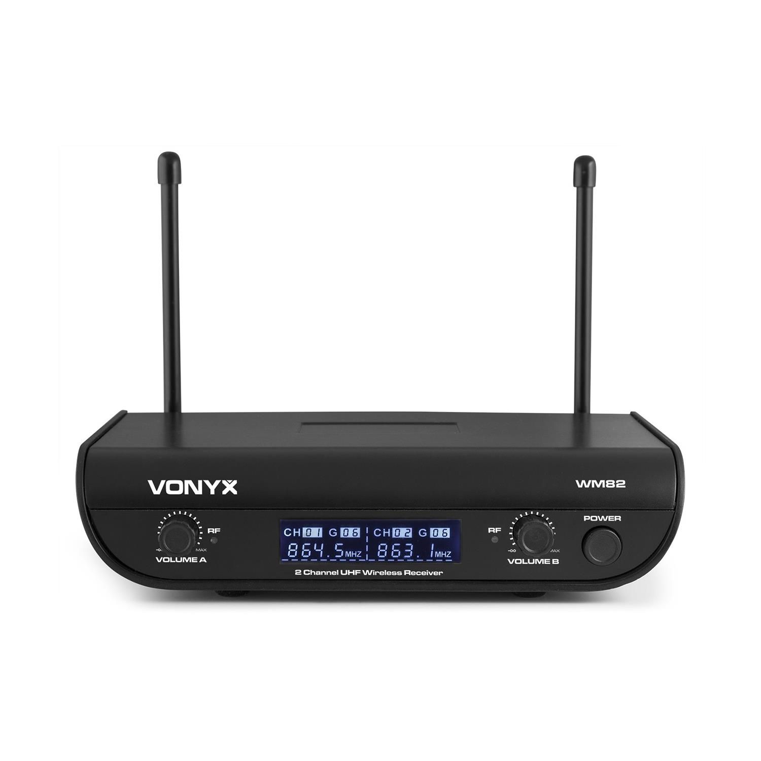 Vonyx WM82C Digital Wireless Microphone Set