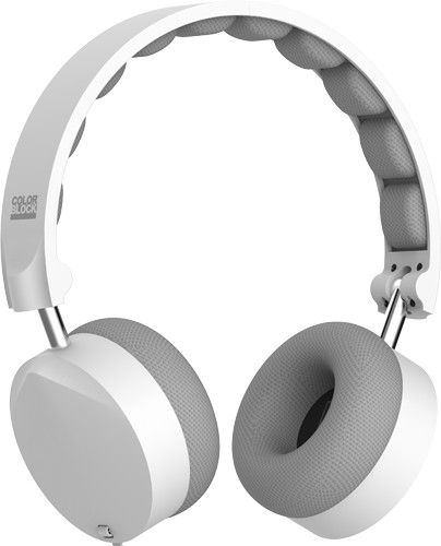 Auricular con cable blanco Color Block