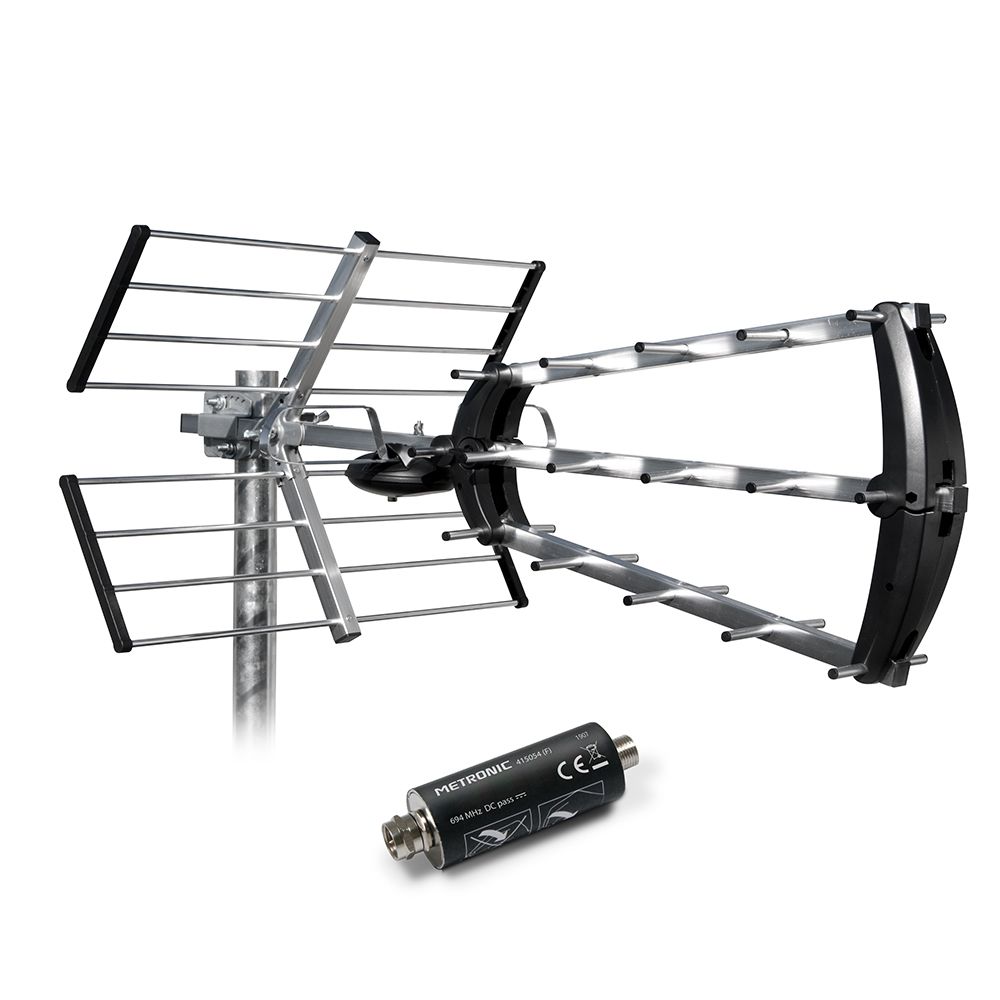 Metronic Outdoor Tripod Antenna 26dB + 694MHz Filter
