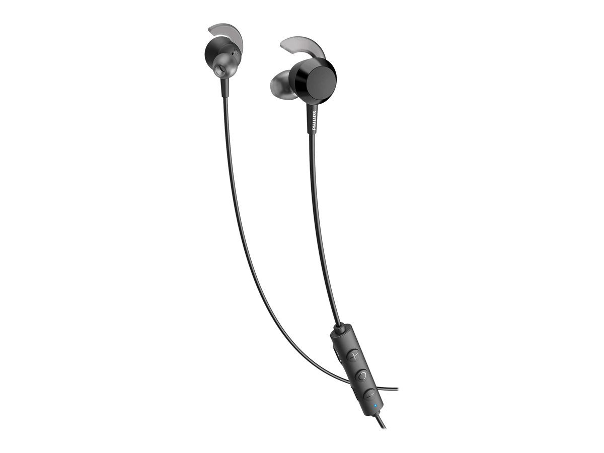 Philips TAE4205BK Wireless Bluetooth Headphones with Microphone - Black
