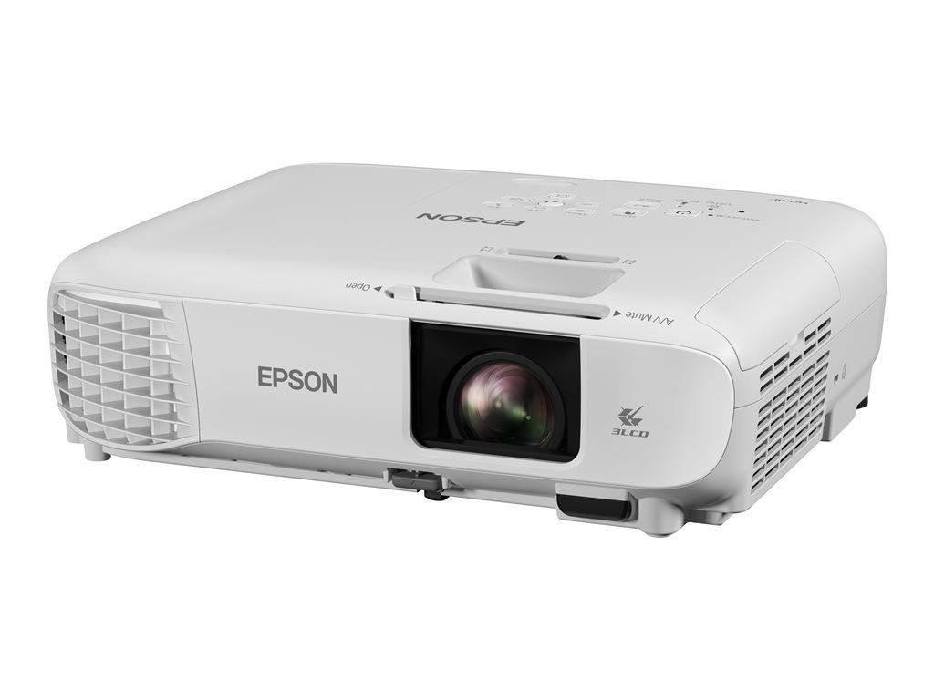 Epson EH-TW740 3LCD Portable Projector - 3300 Lumens White & Color - Full HD 1920x1080 - 16:9 - 1080p - Miracast