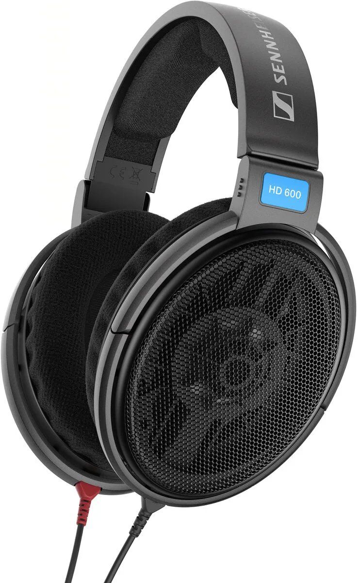 Sennheiser HD 600 Headphones - Open-Back, Wired - 3.5mm Jack - Steel Blue