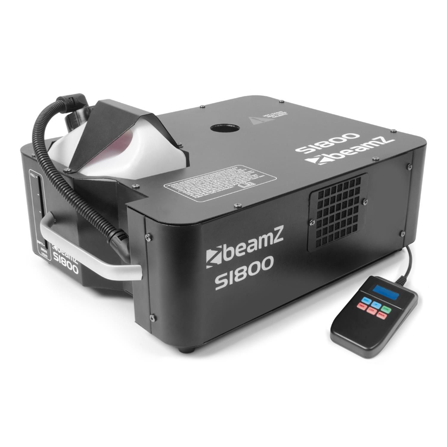 Beamz 2-Way DMX Fog Machine, 1800W, 600m³/m