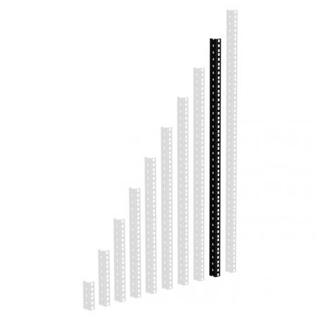 Adam Hall 18U Steel Rack Profile, 2mm