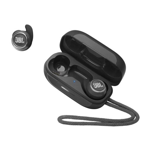 JBL Reflect Mini NC - Wireless Earbuds with Microphone - Active Noise Cancellation - Black