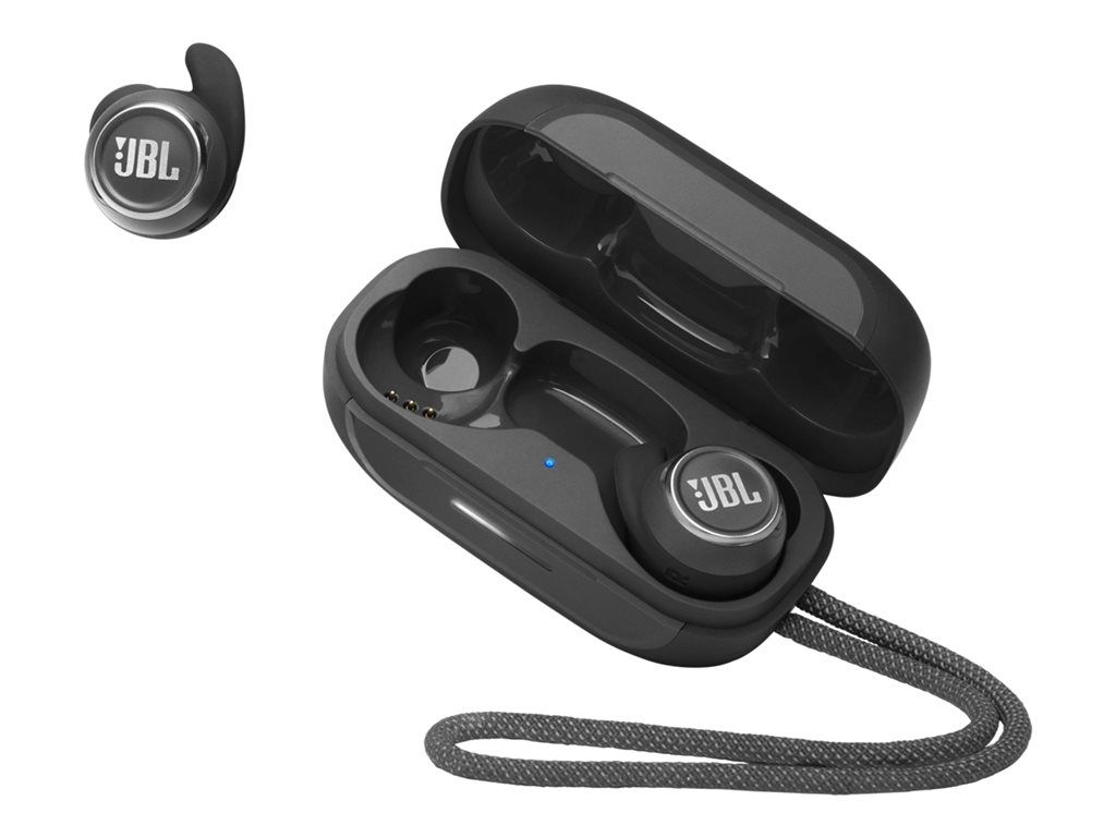 JBL Reflect Mini NC - Wireless Earbuds with Microphone - Active Noise Cancellation - Black