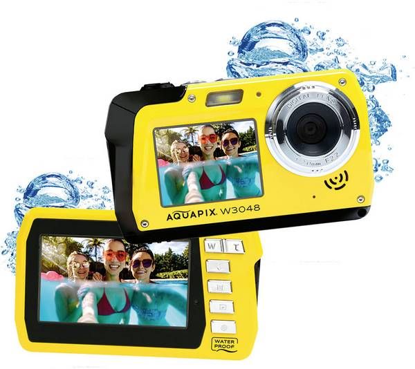 Easypix W3048-Y 'Edge' Yellow 13MP Waterproof Digital Camera