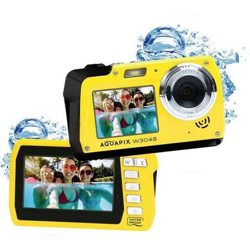 Cámara digital resistente al agua Easypix W3048-Y 'Edge' Amarilla de 13 MP