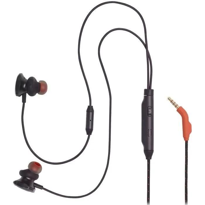 JBL Quantum 50 - Wired Headphones with Microphone - In-Ear - 3.5mm Jack - Black