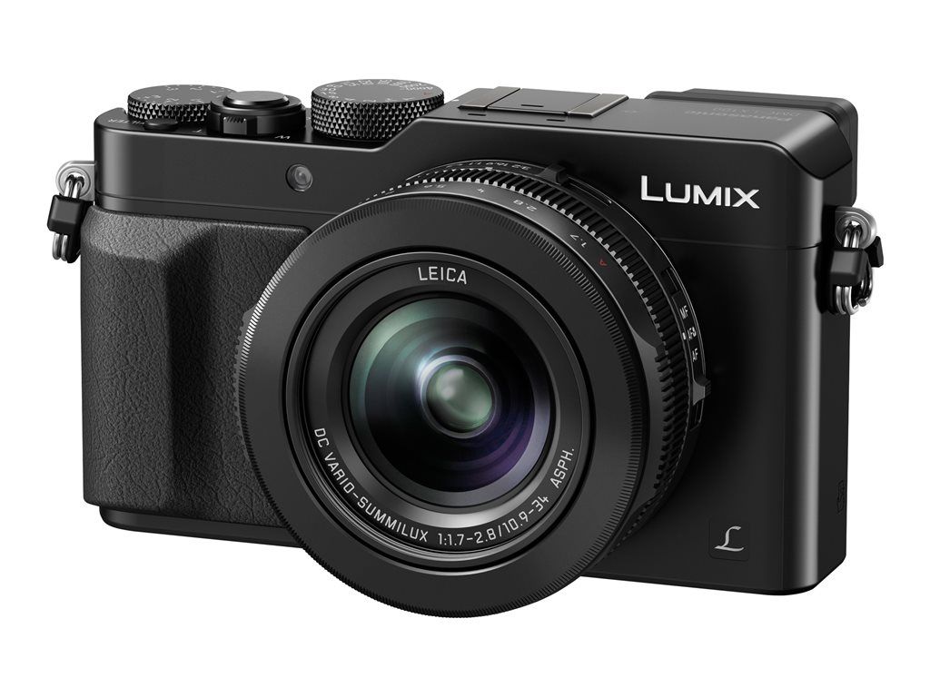 Panasonic Compact Digital Camera - 12.8MP - 3.1x Optical Zoom - Leica - Wi-Fi, NFC - Black