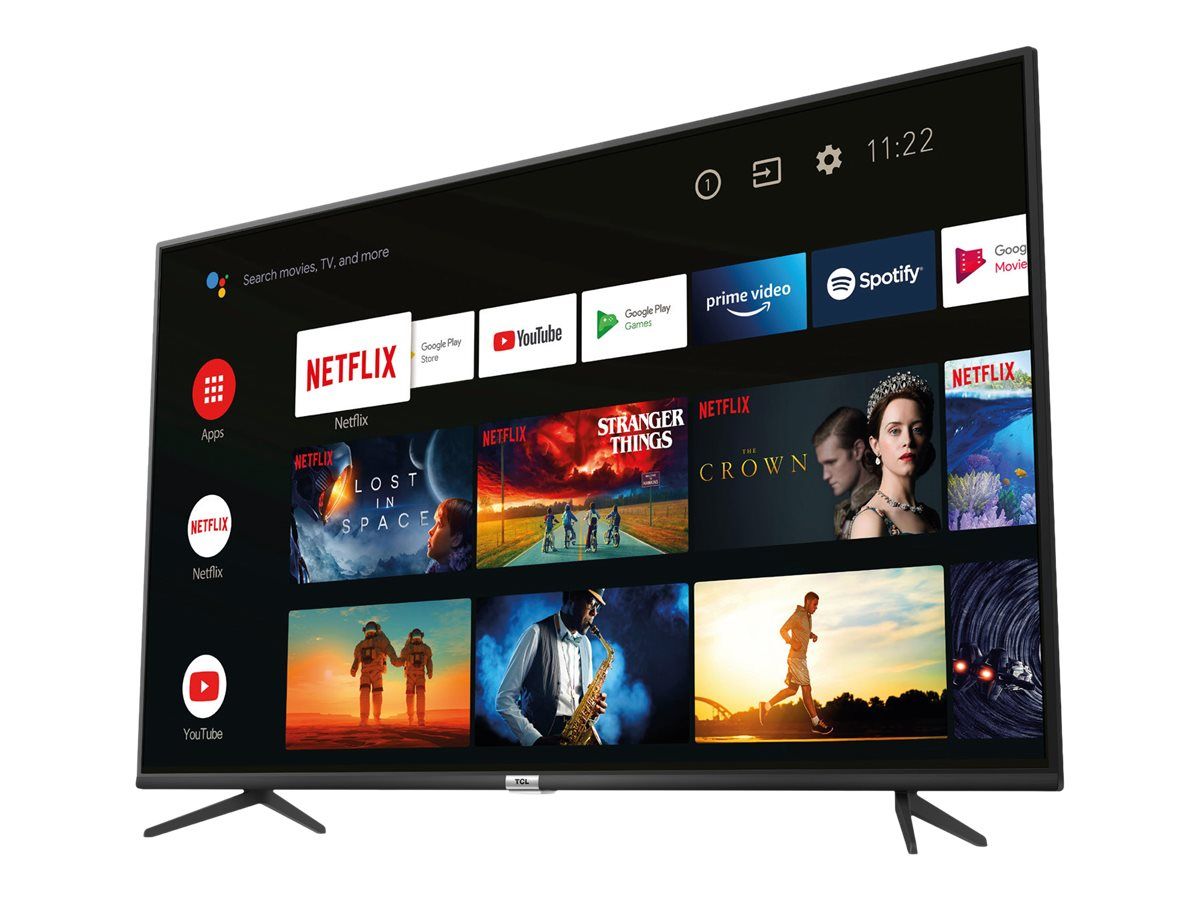 TCL 55P616 - 55" Smart LED TV - 4K UHD (2160p) HDR - Black