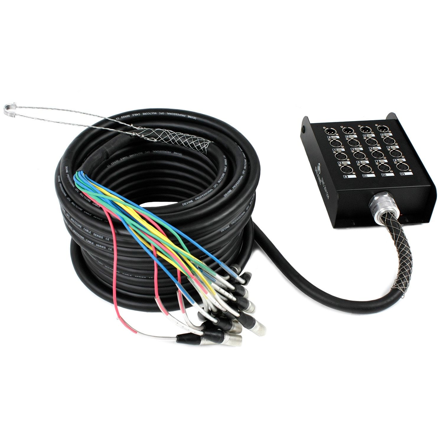 Devine XLR 12-Pair Multipair Cable, 20m