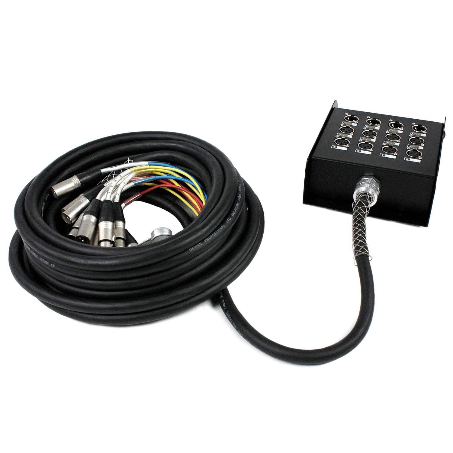 Devine 8-Channel XLR Multipair Cable, 15m