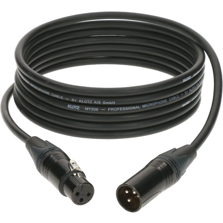 Neutrik Micro XLR Cable 3-Pin to 3-Pin, 20m