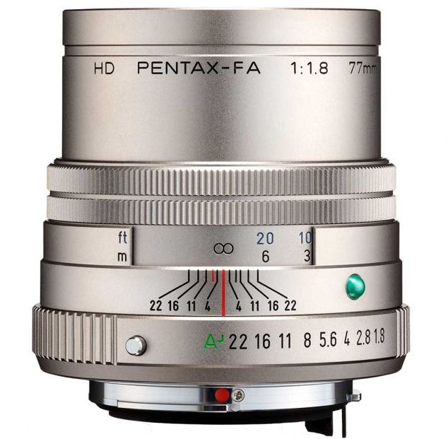 Pentax 77mm f/1.8 HD FA Limited, Silver
