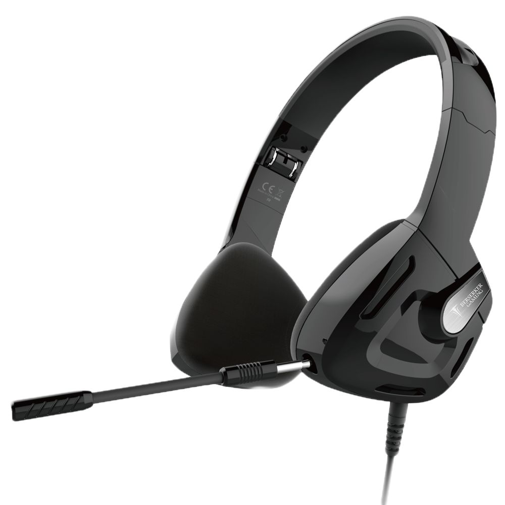 BERSERKER GAMING Foldable Stereo Gaming Headset (Silver-Black)