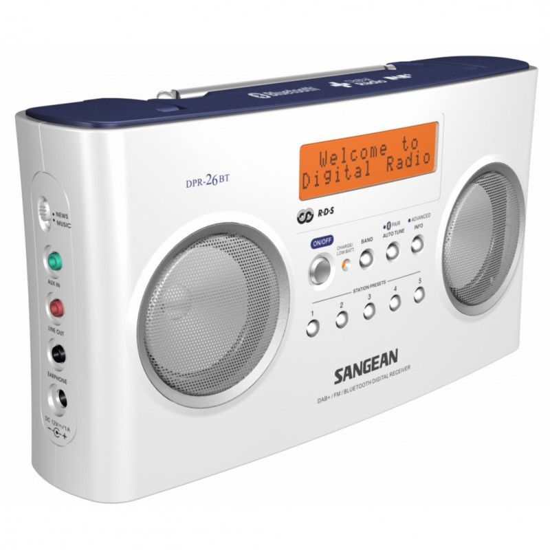 Sangean Hedonic 260 (DPR-26BT) Portable Radio