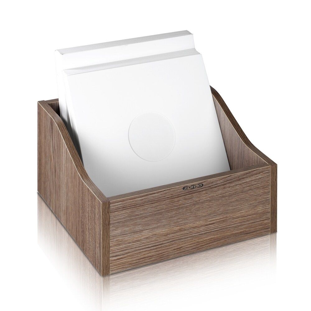 Boîtier de rangement Zomo VS-Box 100/1 pour vinyles, noyer