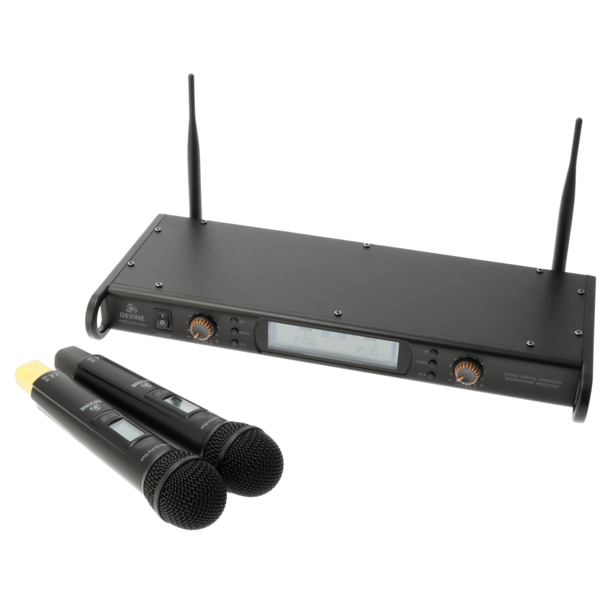 Devine WMD-24 Pro Duo Wireless Microphone System (2.4 GHz)