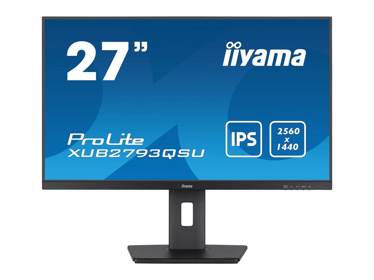 iiyama ProLite XUB2793QSU-B7 - 27" QHD LED Monitor with Speakers