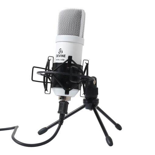 Devine M-Mic USB Condenser Microphone White