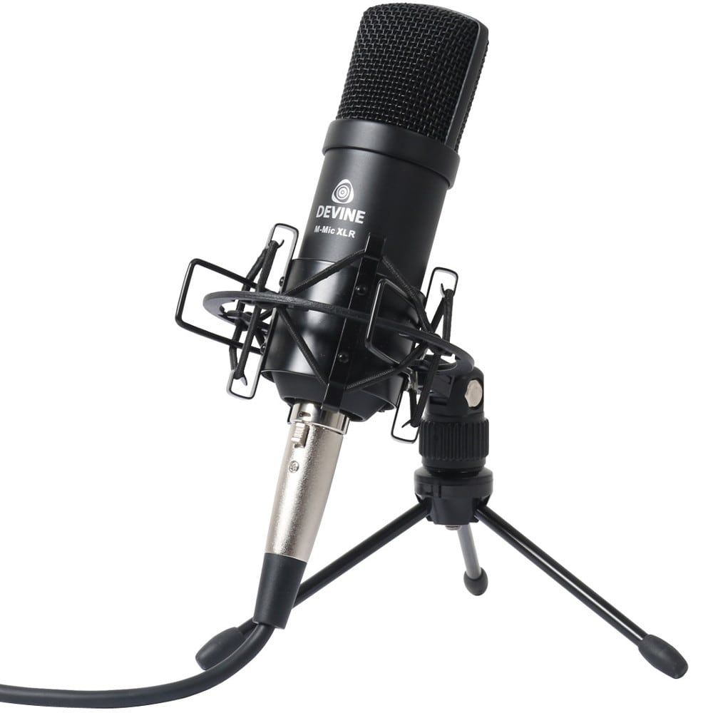 Devine XLR Condenser Microphone Black