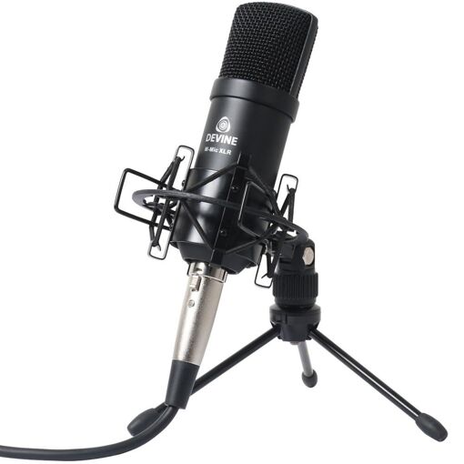 Micrófono de condensador Devine XLR Negro