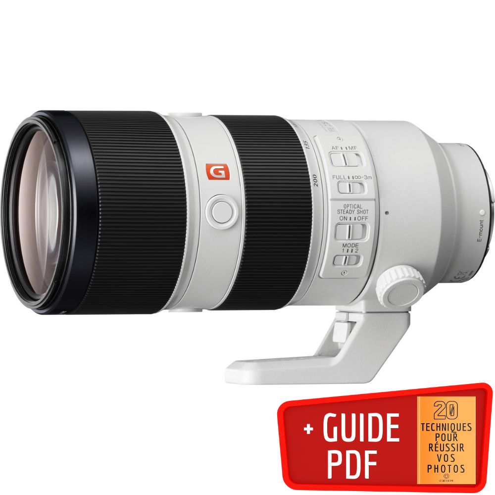 Sony FE 70-200mm f/2.8 GM OSS Lens + PDF Guide: 20 Techniques for Successful Photos