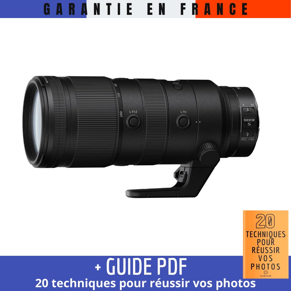 Nikon NIKKOR Z 70-200mm f/2.8 VR S Lens + PDF Guide: 20 Techniques for Succeeding in Photography