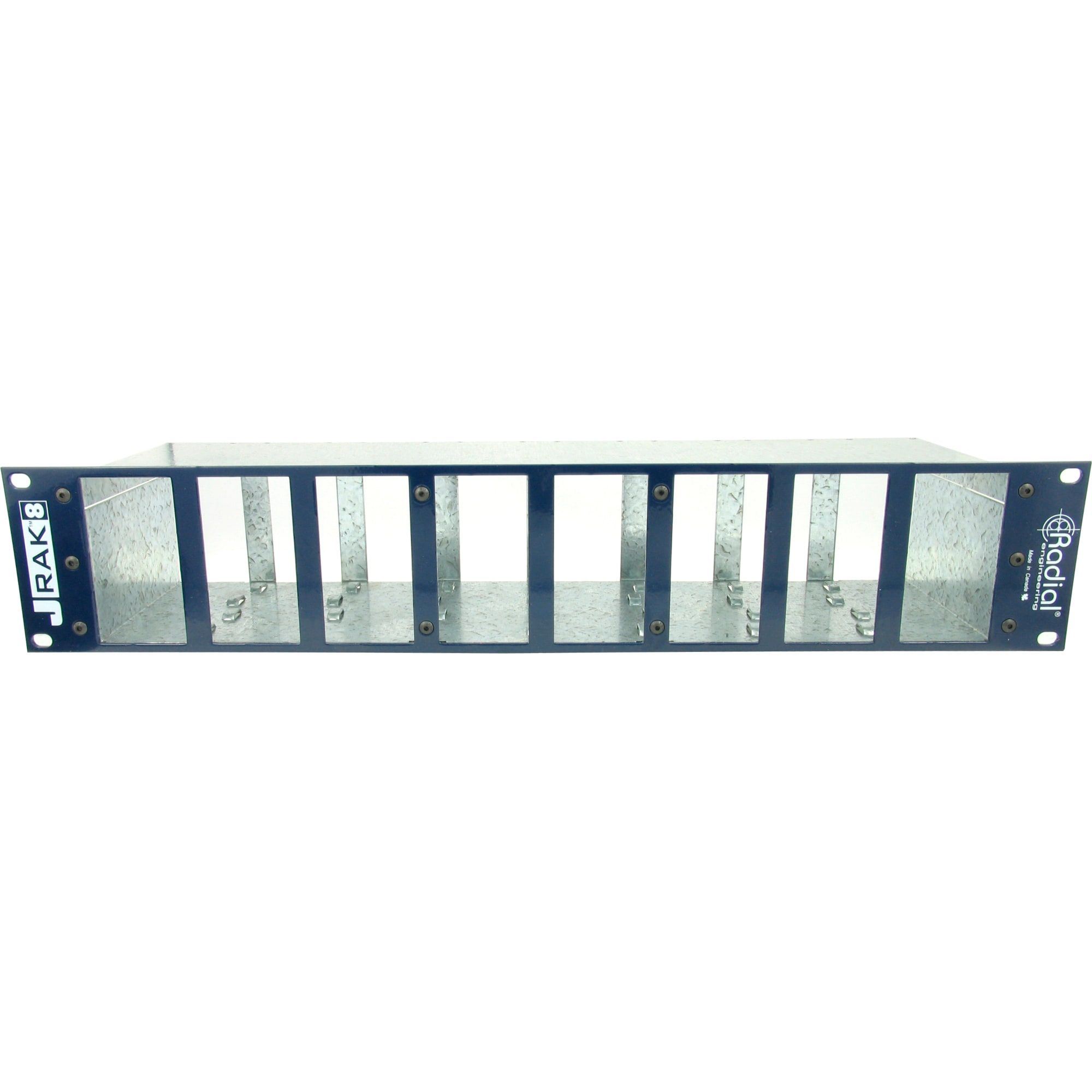 Soporte de rack Radial J-RAK 8, 2U para 8 DI Radial