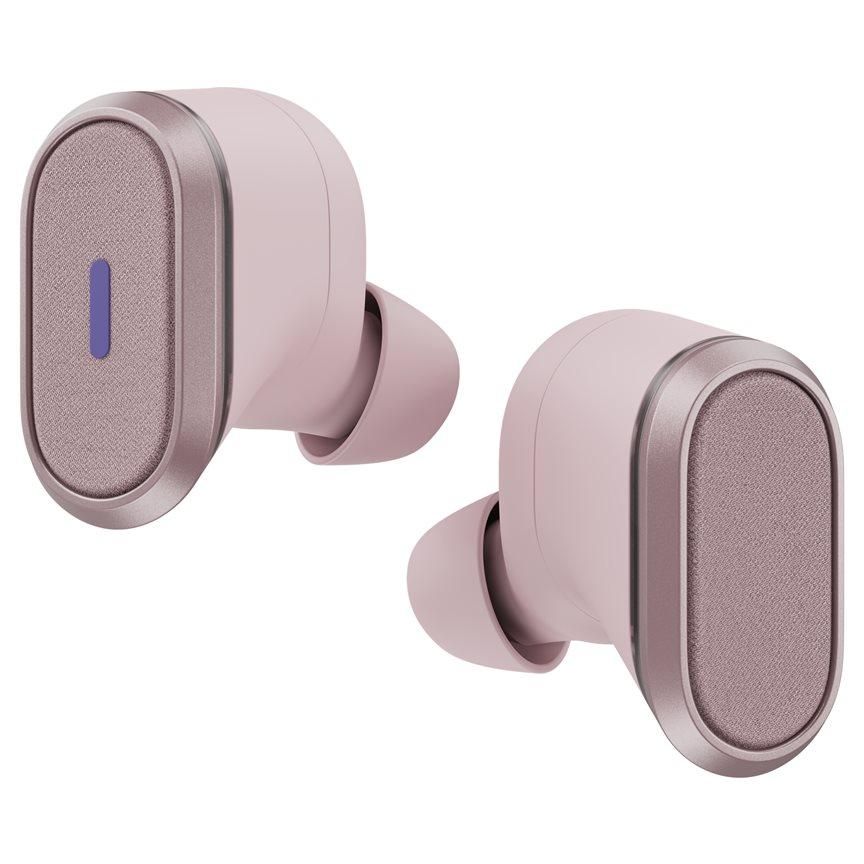 Logitech Zone True Wireless Earbuds - Active Noise Cancelling Bluetooth Headphones - Pink