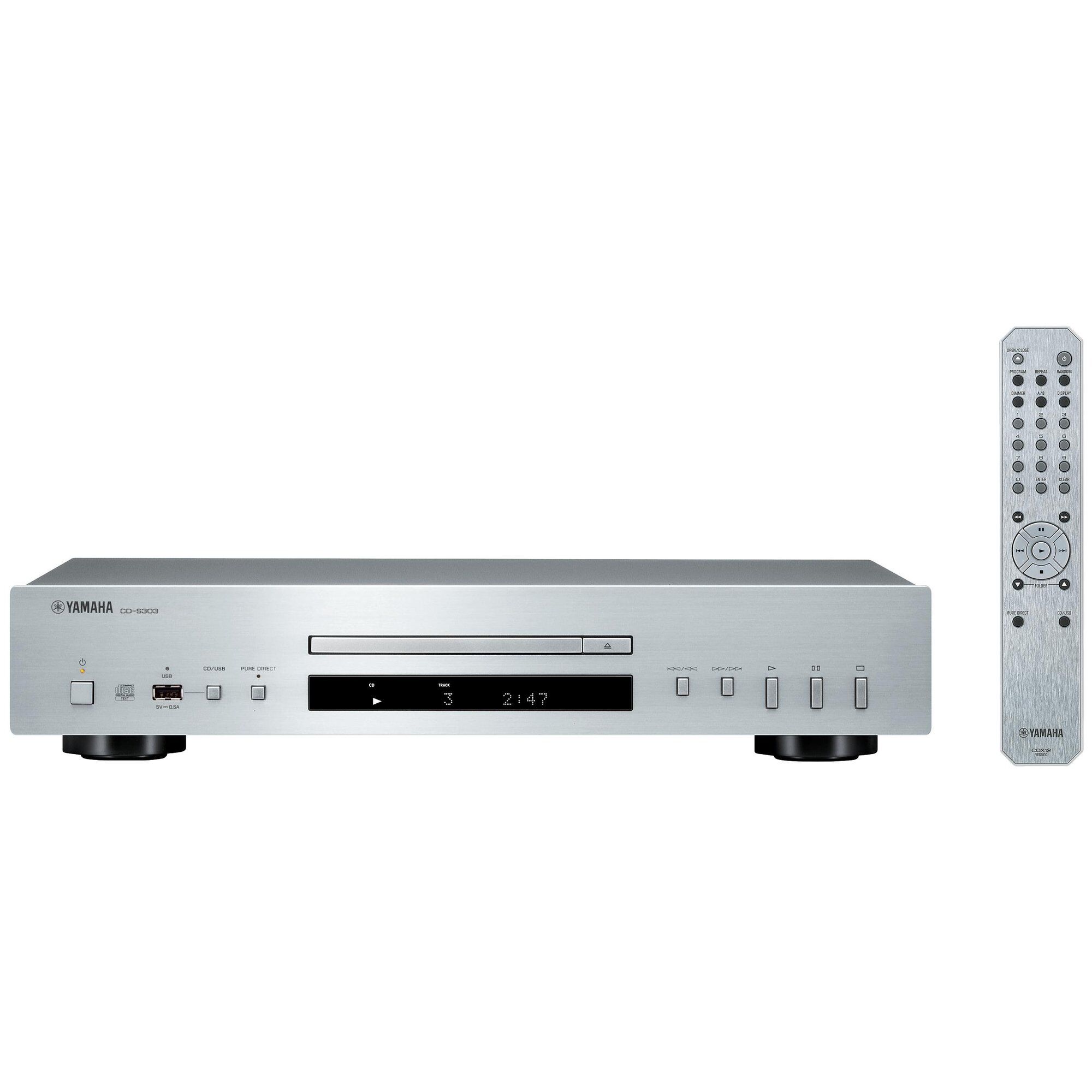 Yamaha CD-S303 Silver Hi-Fi CD Player