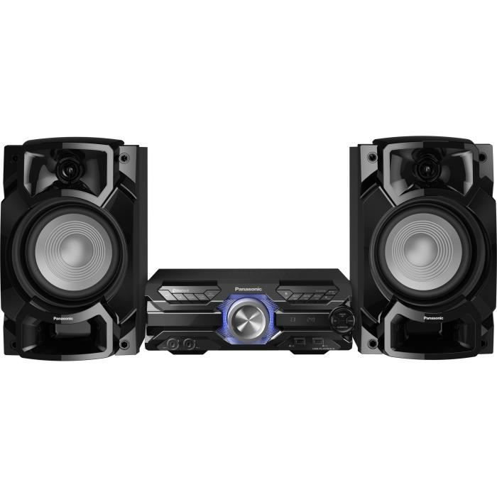 Sistema de audio compacto Panasonic AKX520 - Bluetooth - 450W - Función de karaoke, doble puerto USB