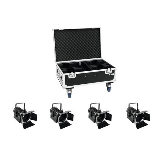 Kit Eurolite 4x LED THA-40PC Negro
