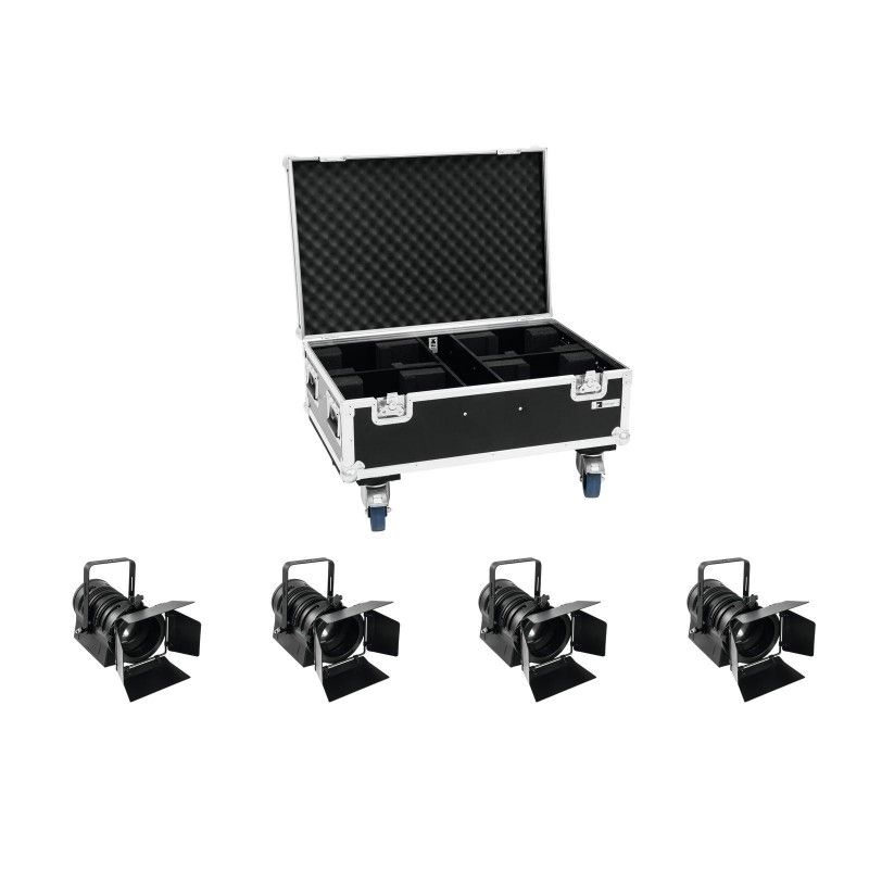 Eurolite 4x LED THA-40PC Black Set
