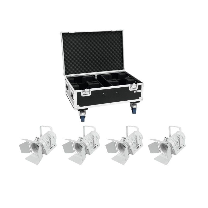 Eurolite 4x LED THA-40PC White Light Set with Case
