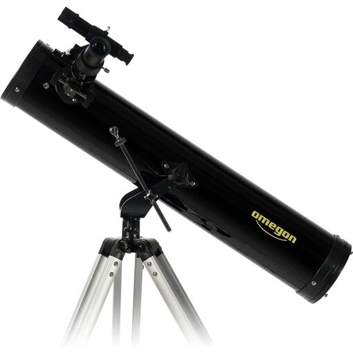 Omegon 76/700 Telescope + Azimuthal Mount Type A + Eyepieces + Correcting Lens + Barlow Lens