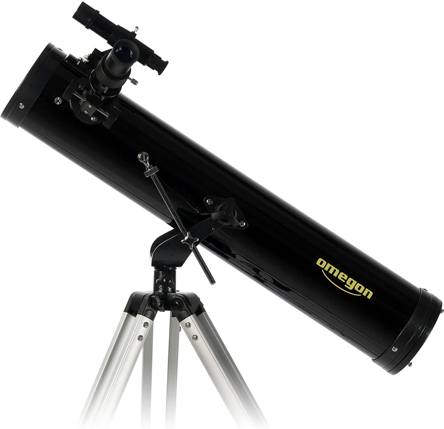 Omegon 76/700 Telescope + Azimuthal Mount Type A + Eyepieces + Correcting Lens + Barlow Lens