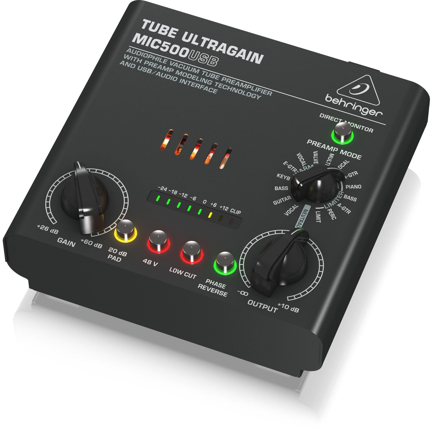 Behringer Tube Ultragain Mic500USB Audio Interface