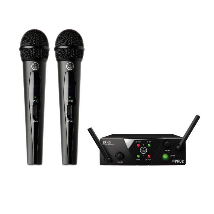 Sistema inalámbrico de micrófono AKG Mini2 Dual Vocal (864 MHz)