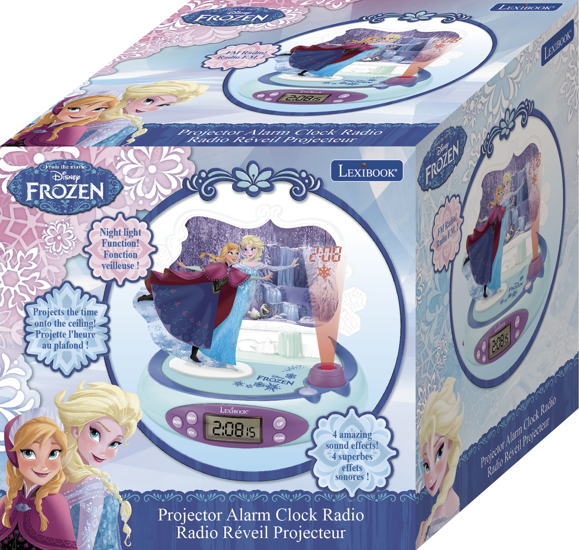 Lexibook Frozen - Projector Alarm Clock