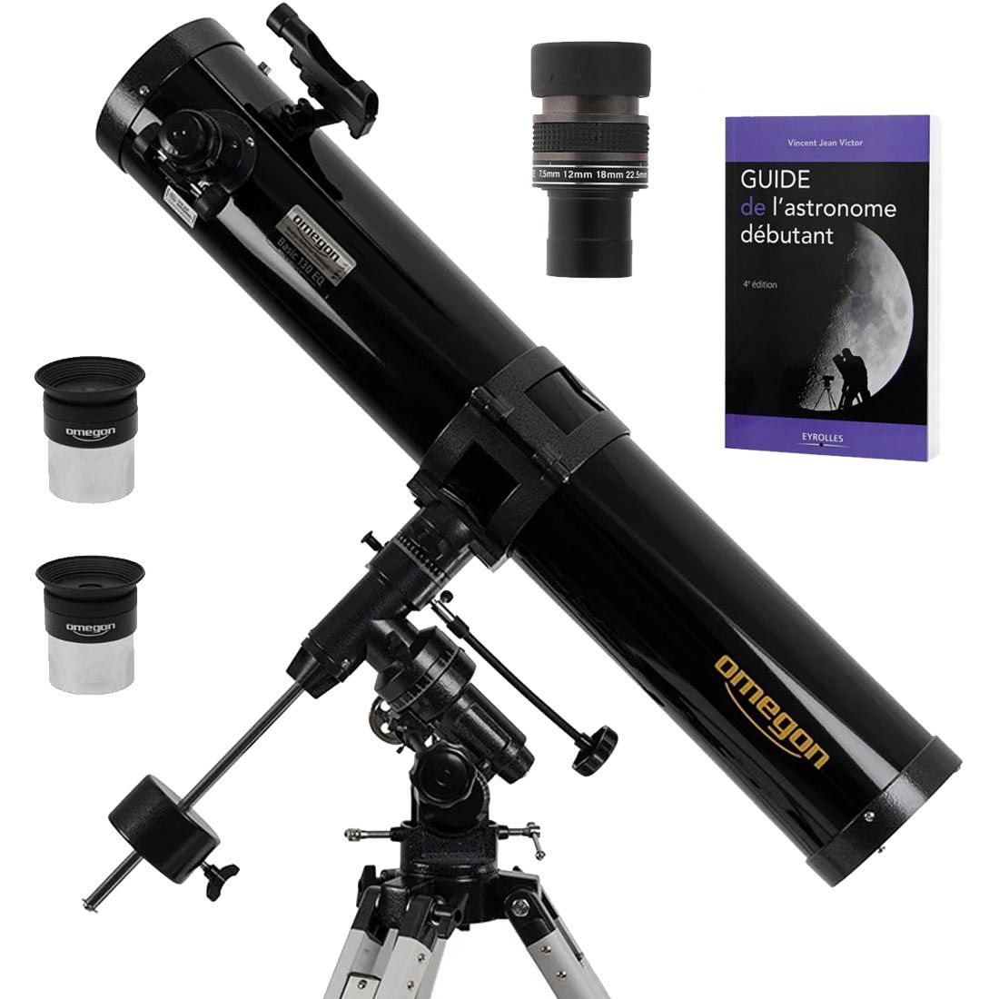 Pack Complet Télescope Omegon 130/920 EQ3