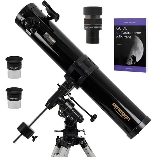 Kit Completo de Telescopio Omegon 130/920 EQ3