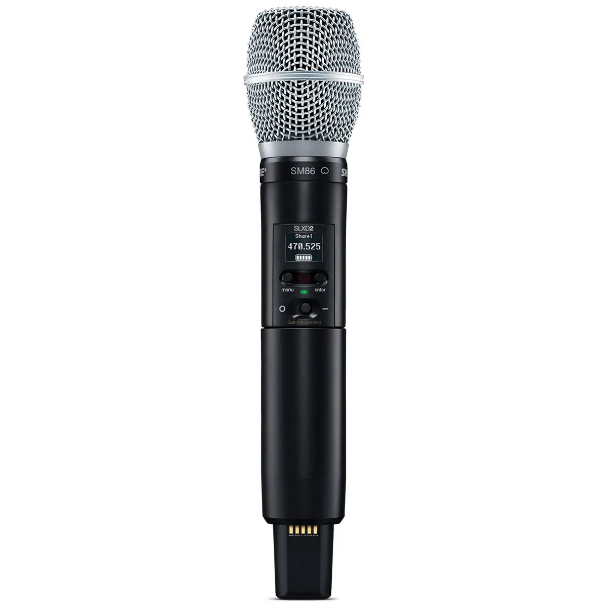 Shure SLXD2-SM86 J53 Wireless Microphone - SM86A Capsule - J53 Frequency Band - Cardioid