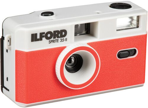 Ilford Sprite 35-II Red and Silver
