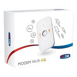 TIM 4G LTE Mobile WiFi with SIM Slot (White, 64 Brand)