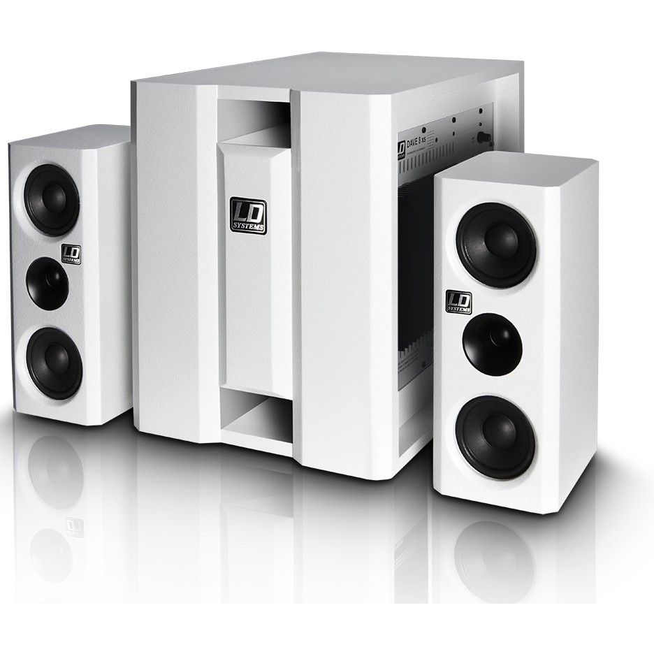 LD Systems Dave 8 XS W Portable Speaker System, White