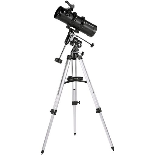 Telescopio Bresser Pluto 114/500 EQ con adaptador para teléfono inteligente